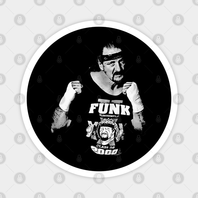 Terry Funk Magnet by NMAX HERU